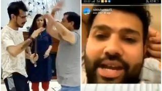 Rohit Sharma Reacts on Yuzvendra Chahal's Funny TikTok Video With Father During Chat With MI's Jasprit Bumrah Amid COVID-19 Lockdown | WATCH VIDEO